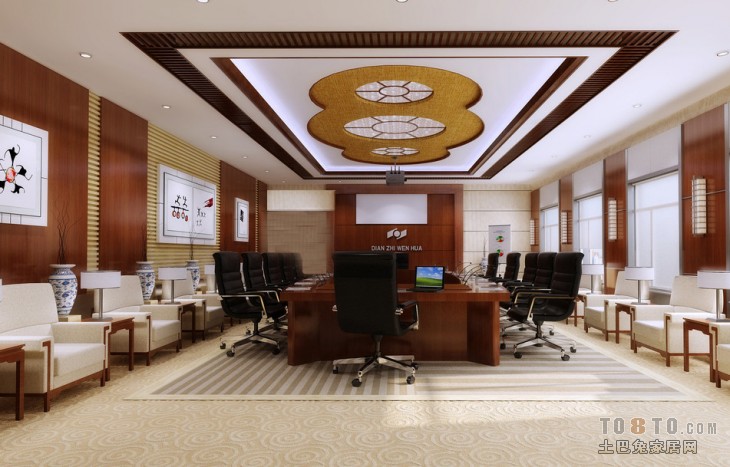 三楼会议室装修效果图与装饰工程设计指南